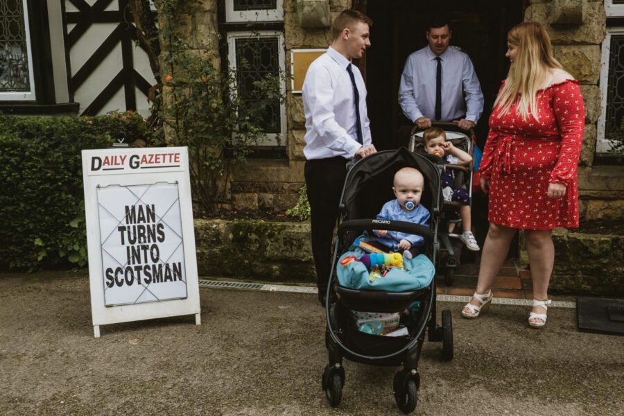 Natural authentic wedding photography by documentary photographers York Place Studios