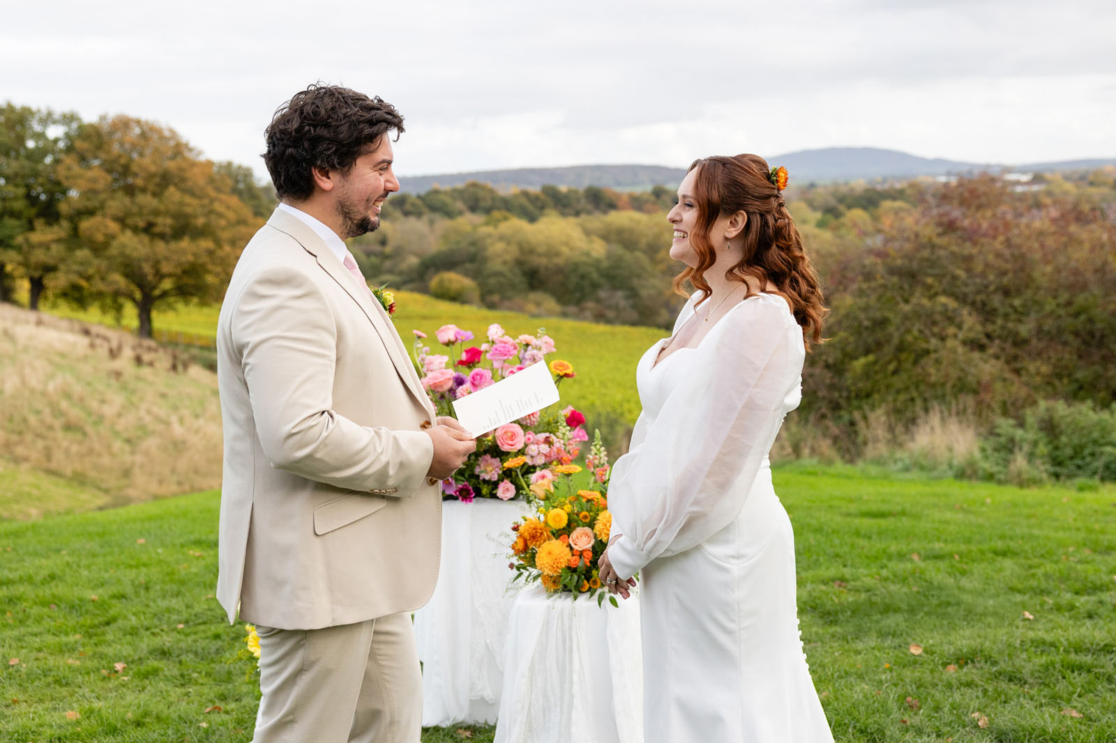 colourful inspiration from independent wedding suppliers at Hencote in Shropshire
