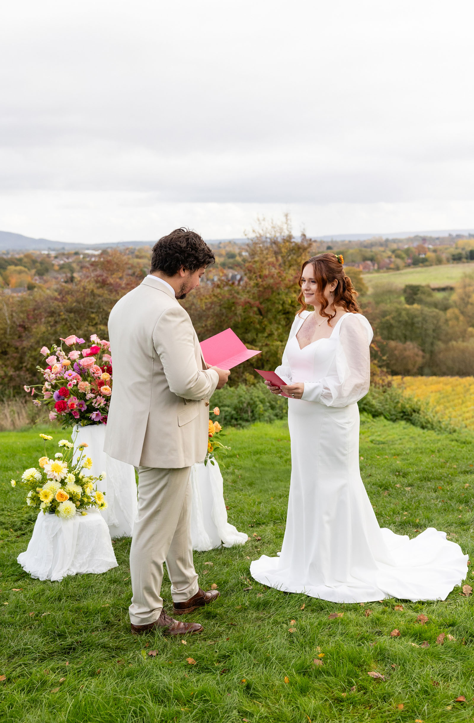 colourful inspiration from independent wedding suppliers at Hencote in Shropshire
