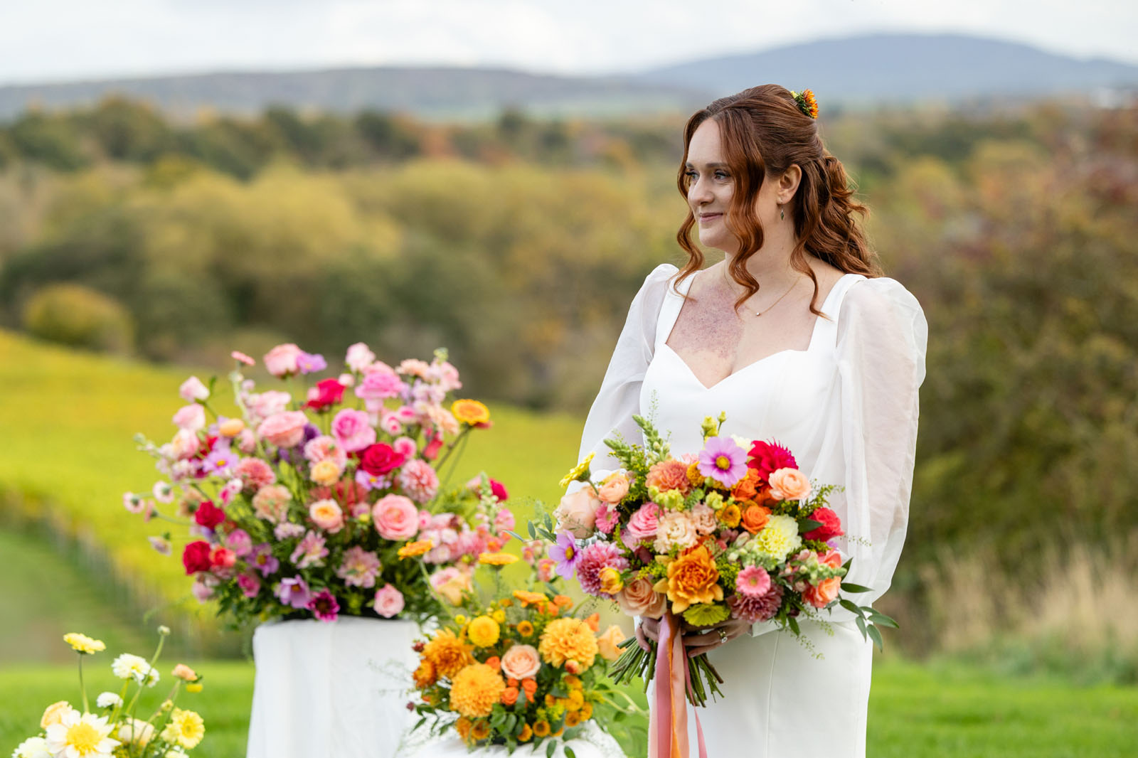 colourful inspiration from independent wedding suppliers at Hencote in Shropshire