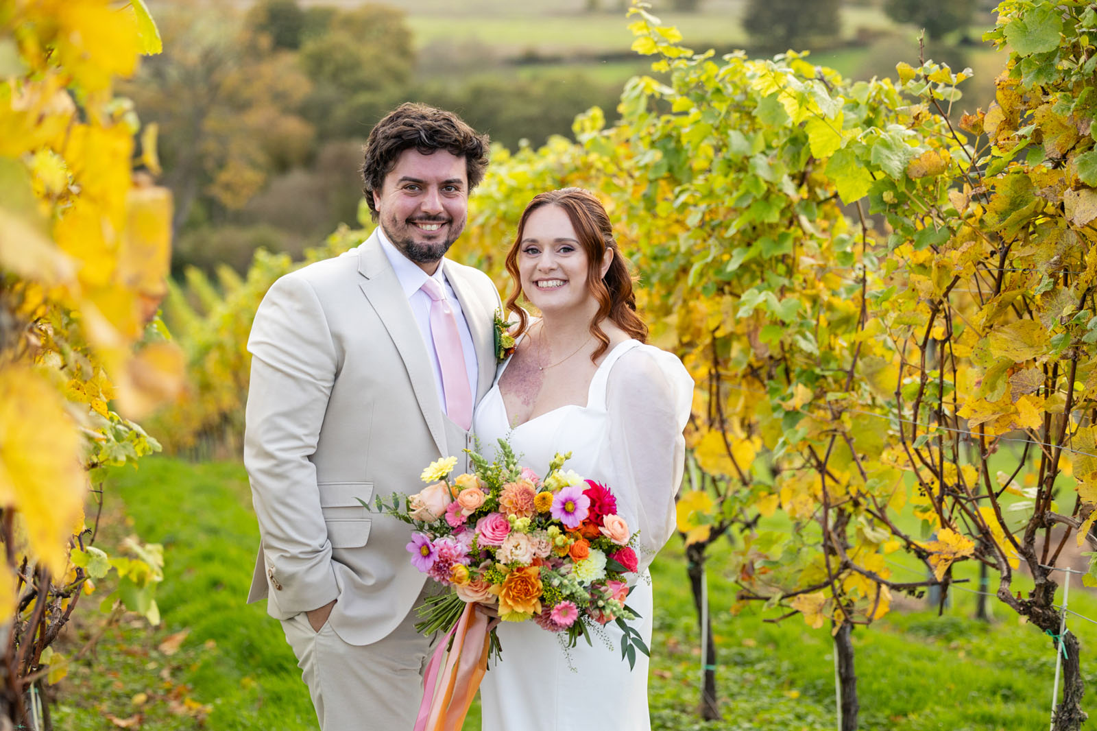 colourful inspiration from independent wedding suppliers at Hencote in Shropshire