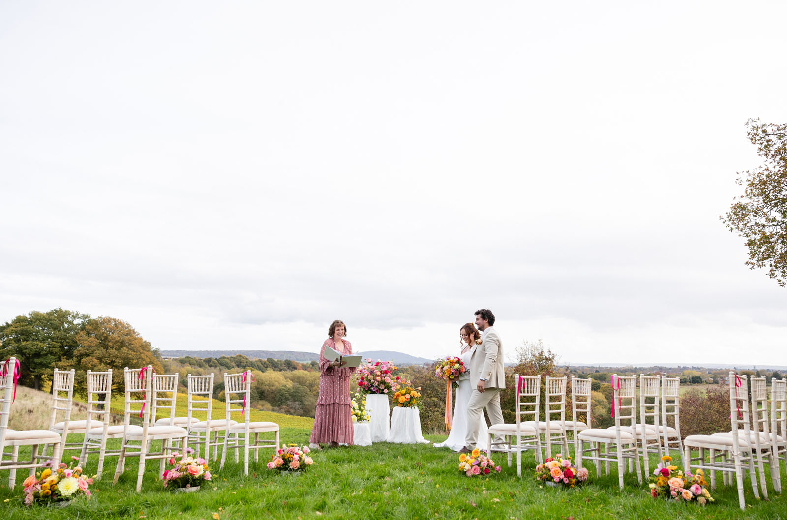 colourful inspiration from independent wedding suppliers at Hencote in Shropshire