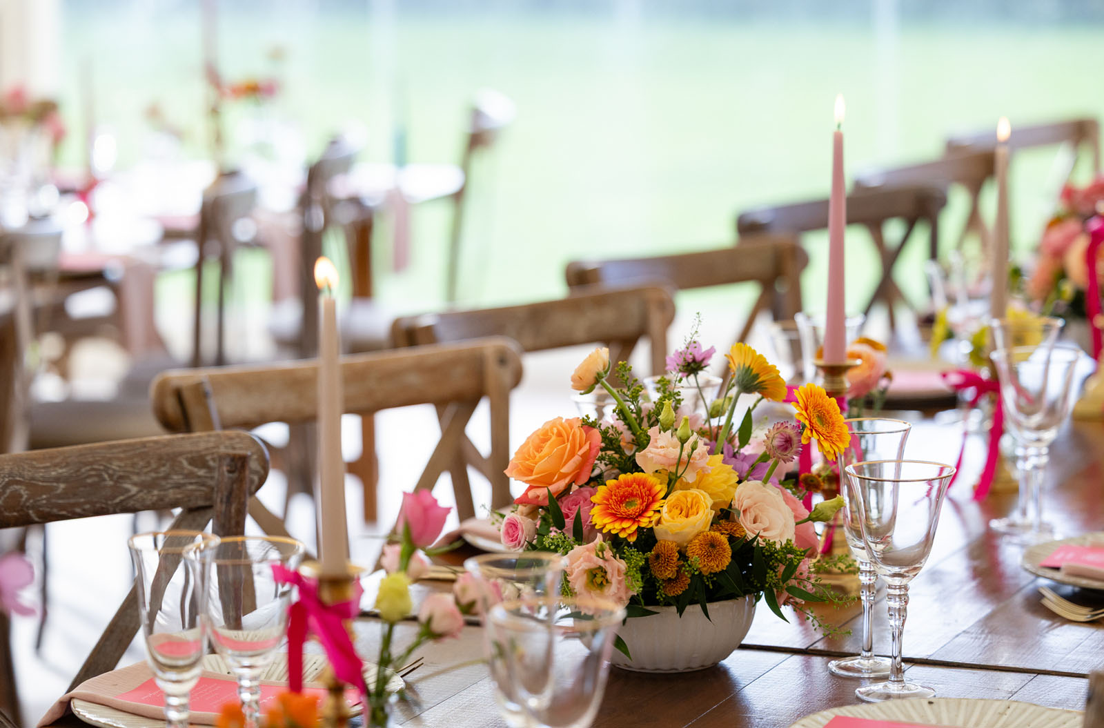 colourful inspiration from independent wedding suppliers at Hencote in Shropshire