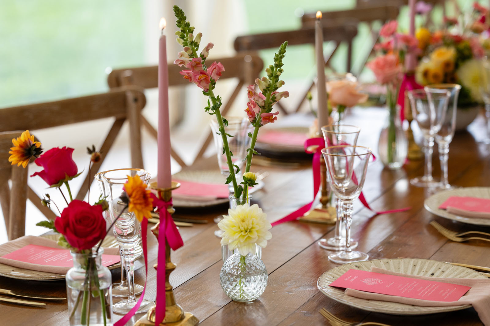 colourful inspiration from independent wedding suppliers at Hencote in Shropshire
