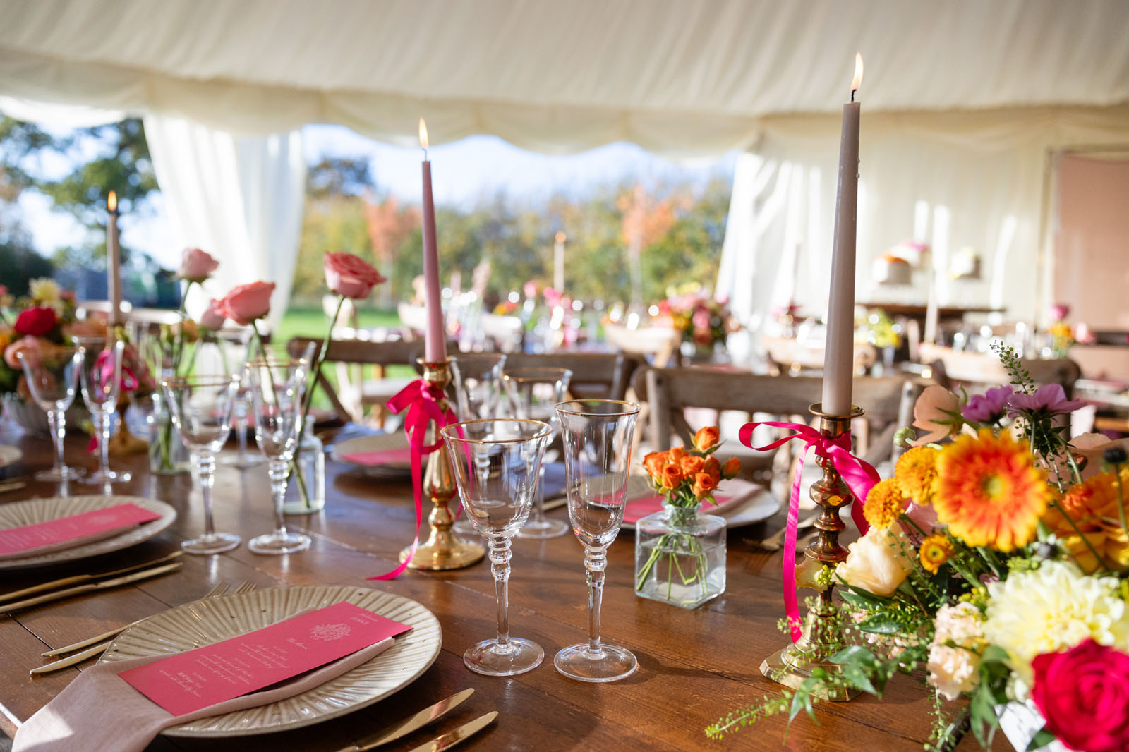 colourful inspiration from independent wedding suppliers at Hencote in Shropshire