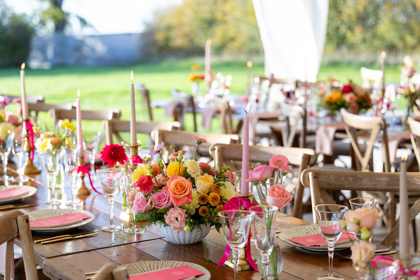 colourful inspiration from independent wedding suppliers at Hencote in Shropshire