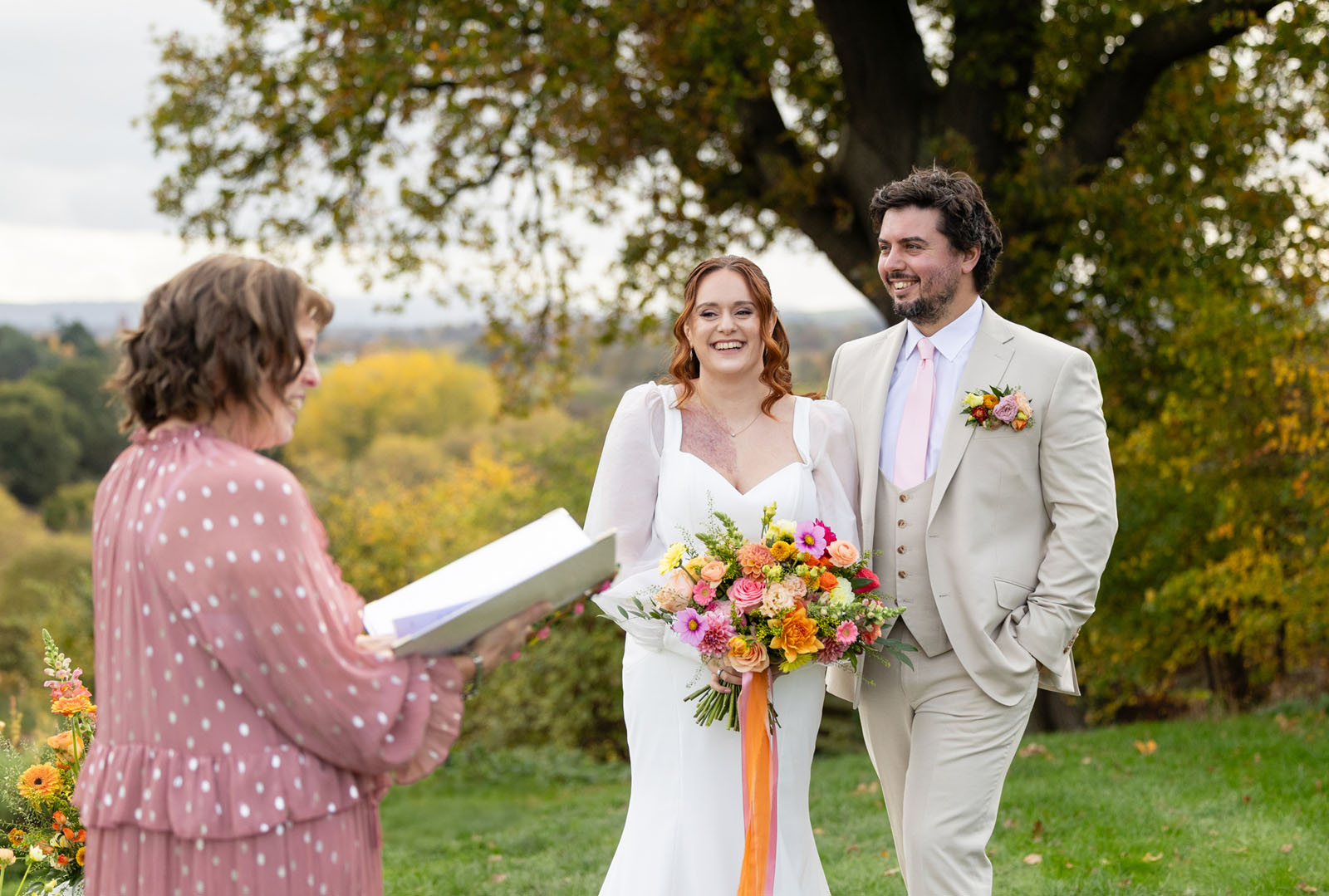 colourful inspiration from independent wedding suppliers at Hencote in Shropshire