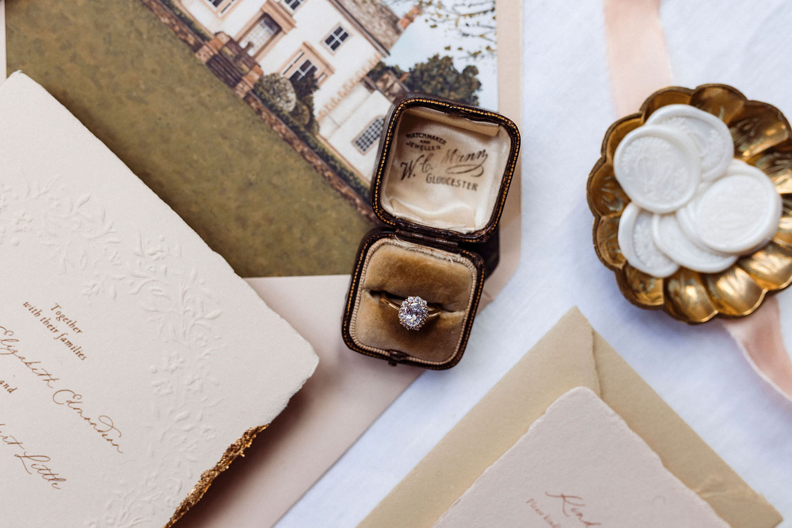 wedding styling photoshoot from Cumbria with seasonal spring florals and timeless design captured by Cumbrian wedding photographer Mark Battista
