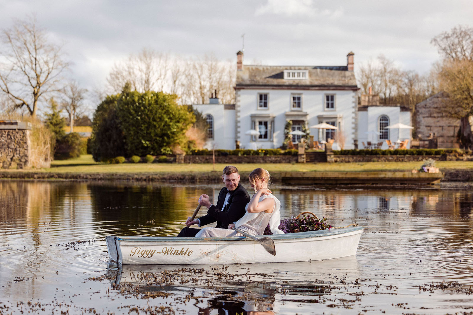 wedding styling photoshoot from Cumbria with seasonal spring florals and timeless design captured by Cumbrian wedding photographer Mark Battista