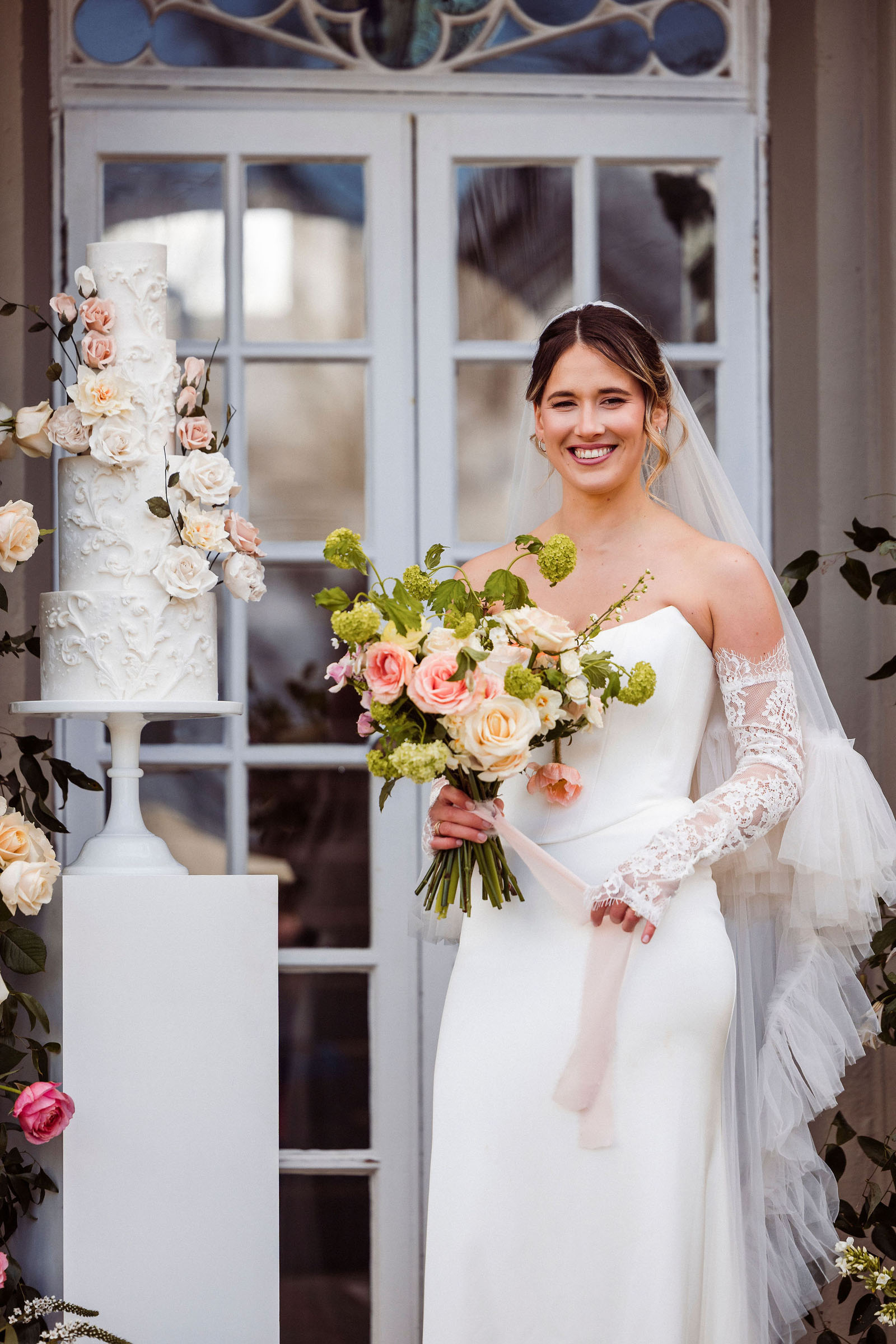 wedding styling photoshoot from Cumbria with seasonal spring florals and timeless design captured by Cumbrian wedding photographer Mark Battista