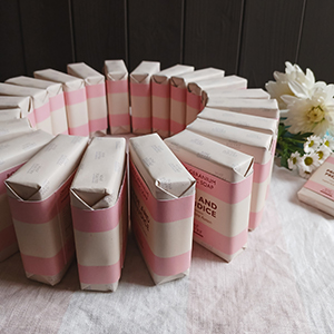 Romantic, literature-inspired organic soap wedding favours by Soap Poetry