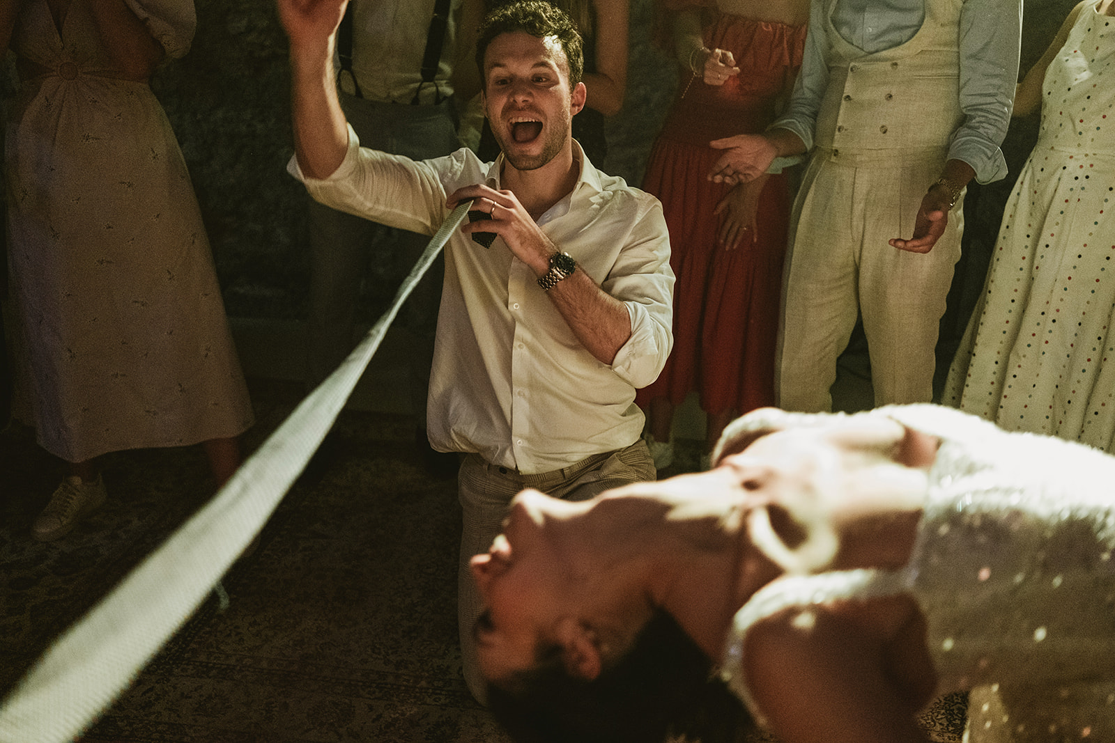 documentary style wedding photos at Club de Lartigolle with York Place Studios