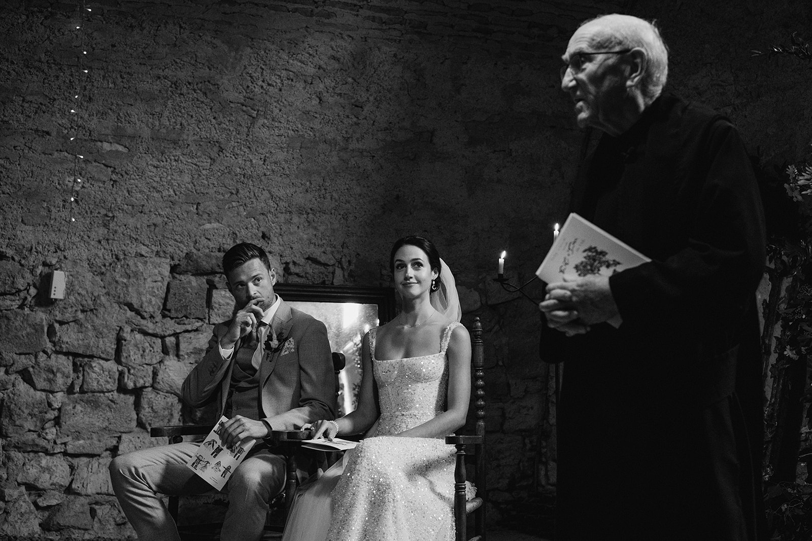 real wedding at Chateau Lartigolle France with UK wedding photographers York Place Studios