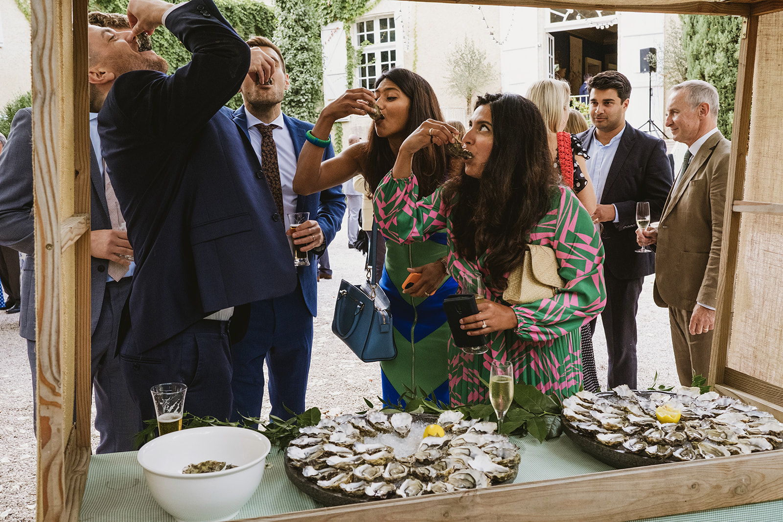 real wedding at Chateau Lartigolle France with UK wedding photographers York Place Studios