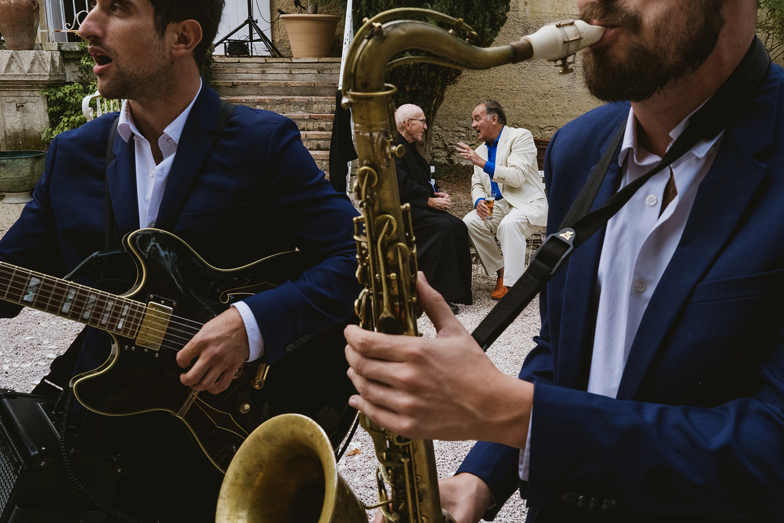 French destination wedding documentary style photos with York Place Studios