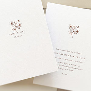 With Love wedding stationery free listing