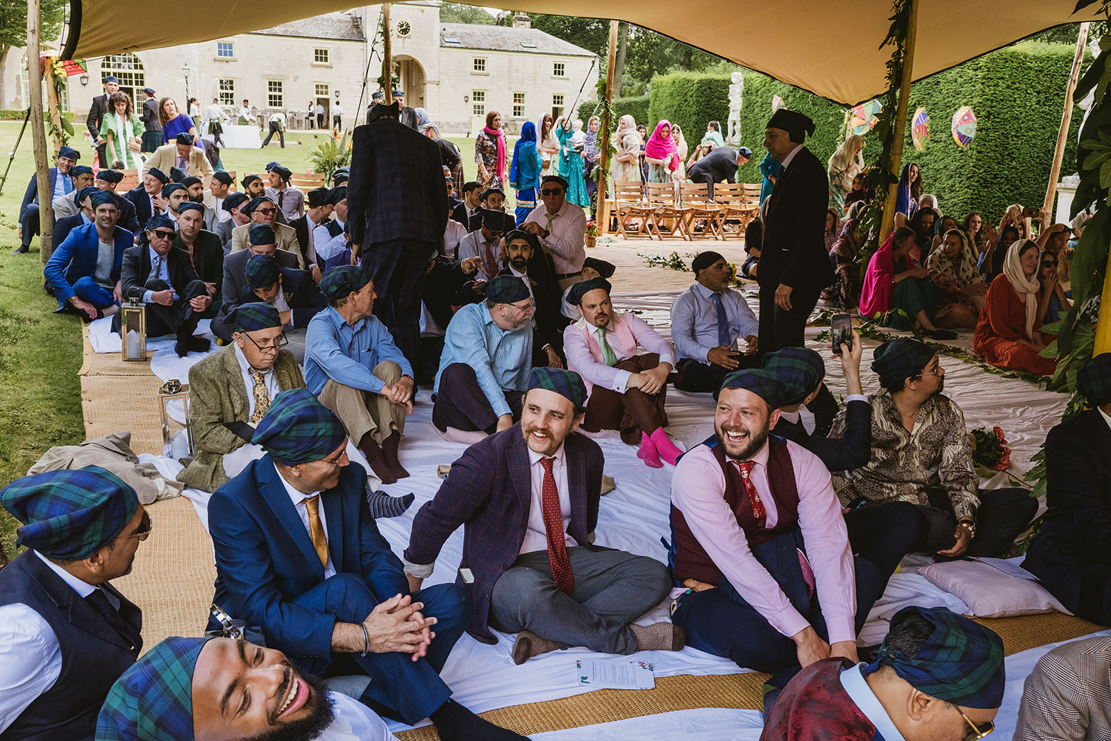 Wedding ceremony and celebrations at The Orangery at Settrington by Documentary photographers York Place Studios