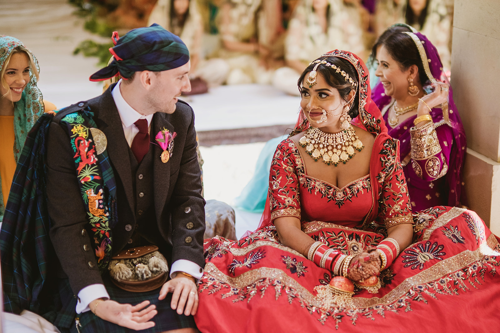 Wedding ceremony and celebrations at The Orangery at Settrington by leading UK documentary photographers York Place Studios