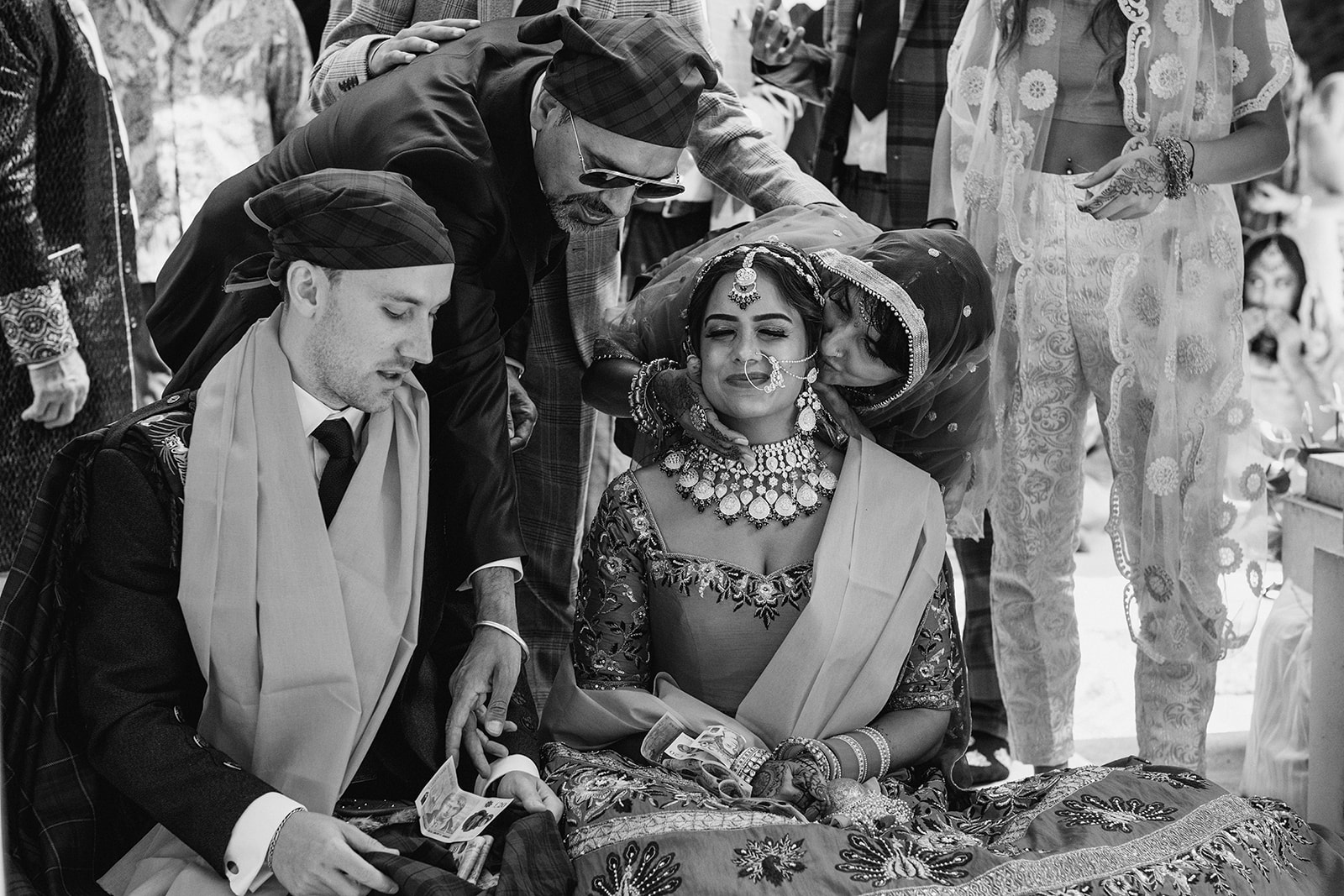 Wedding celebrations for an Indian and Scottish couple by London photographers York Place Studios