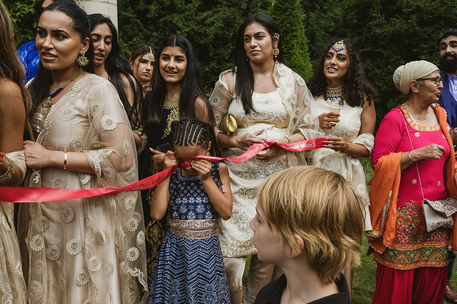 Wedding celebrations for an Indian and Scottish couple by leading UK documentary photographers York Place Studios