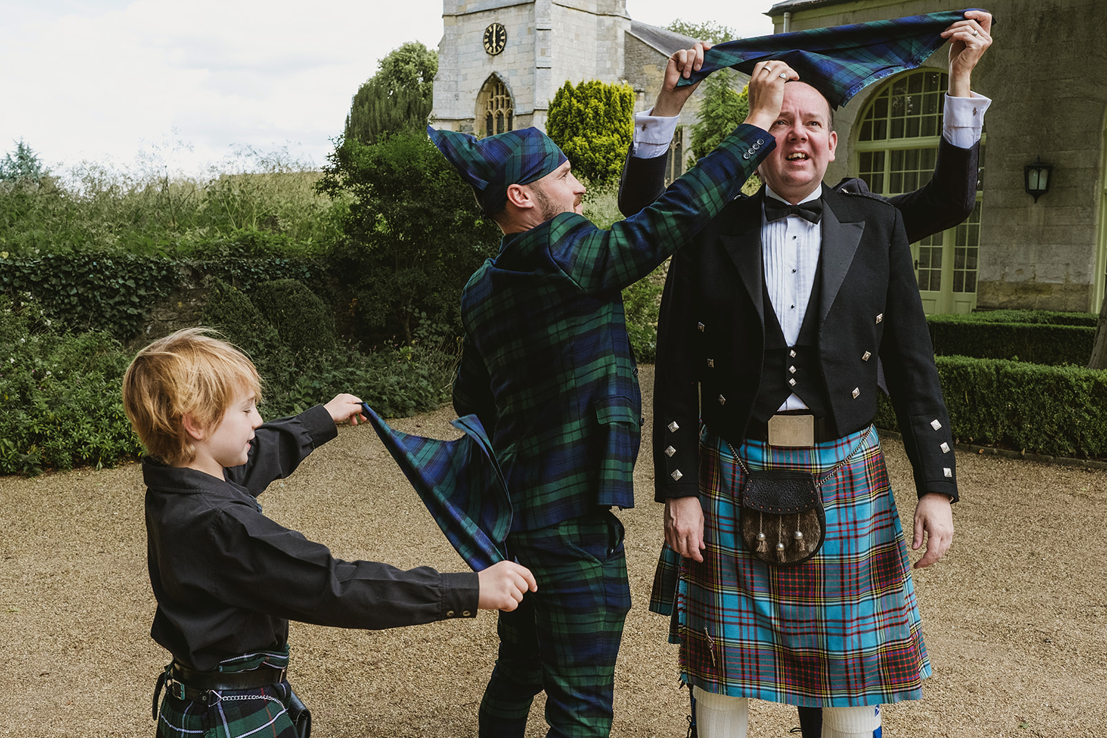 Wedding ceremony and celebrations at The Orangery at Settrington by London photographers York Place Studios