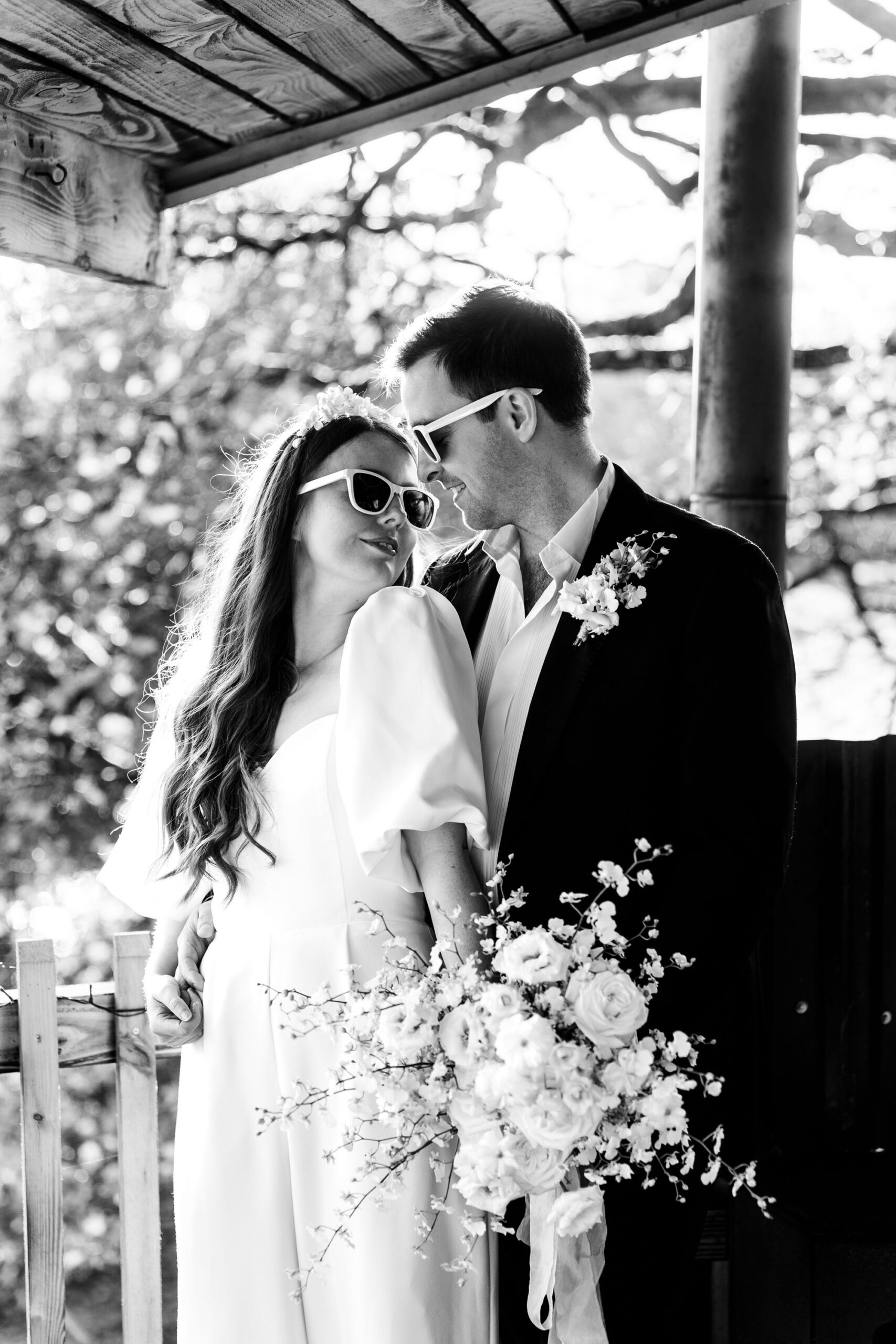 Styled wedding editorial from The Old Church Ayrshire with yellow flowers and olive branch styling, photographed by Hannah Hall Photography