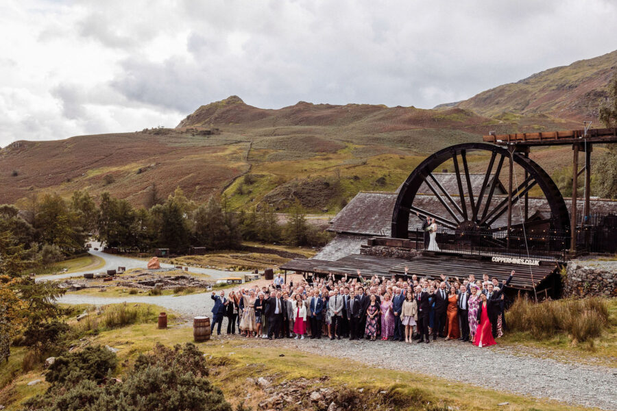 Coniston Coppermines wedding with Mark Battista Photography based in Cumbria