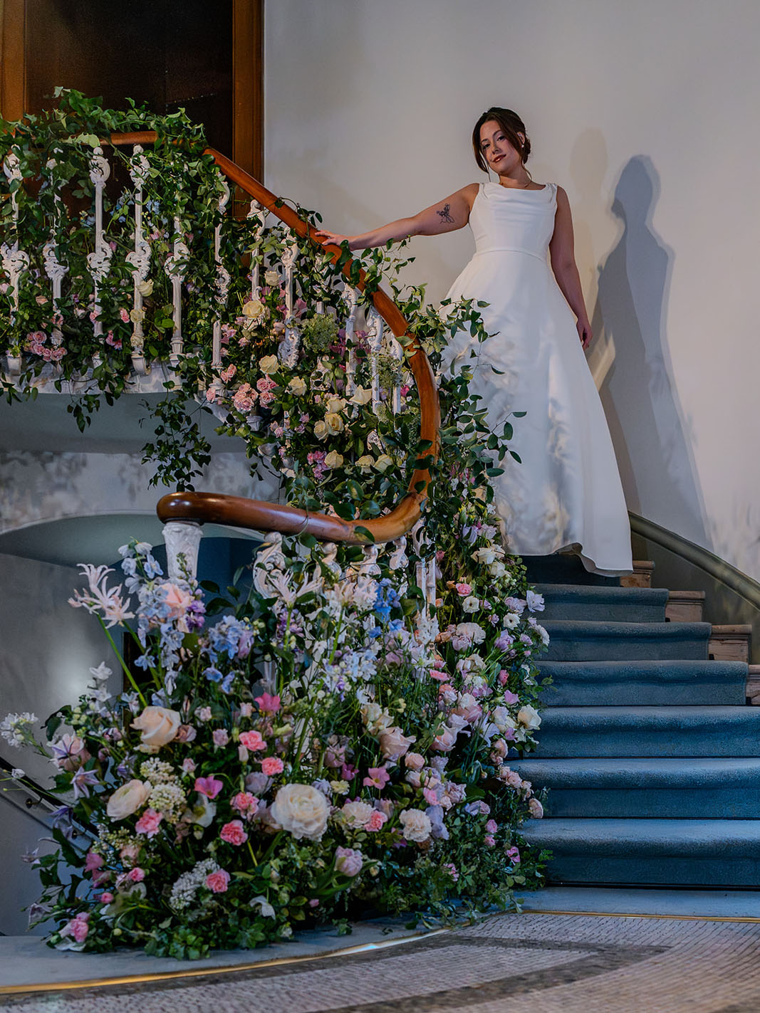 Wedding flowers by Butterfly Road photographed by JMT Photography