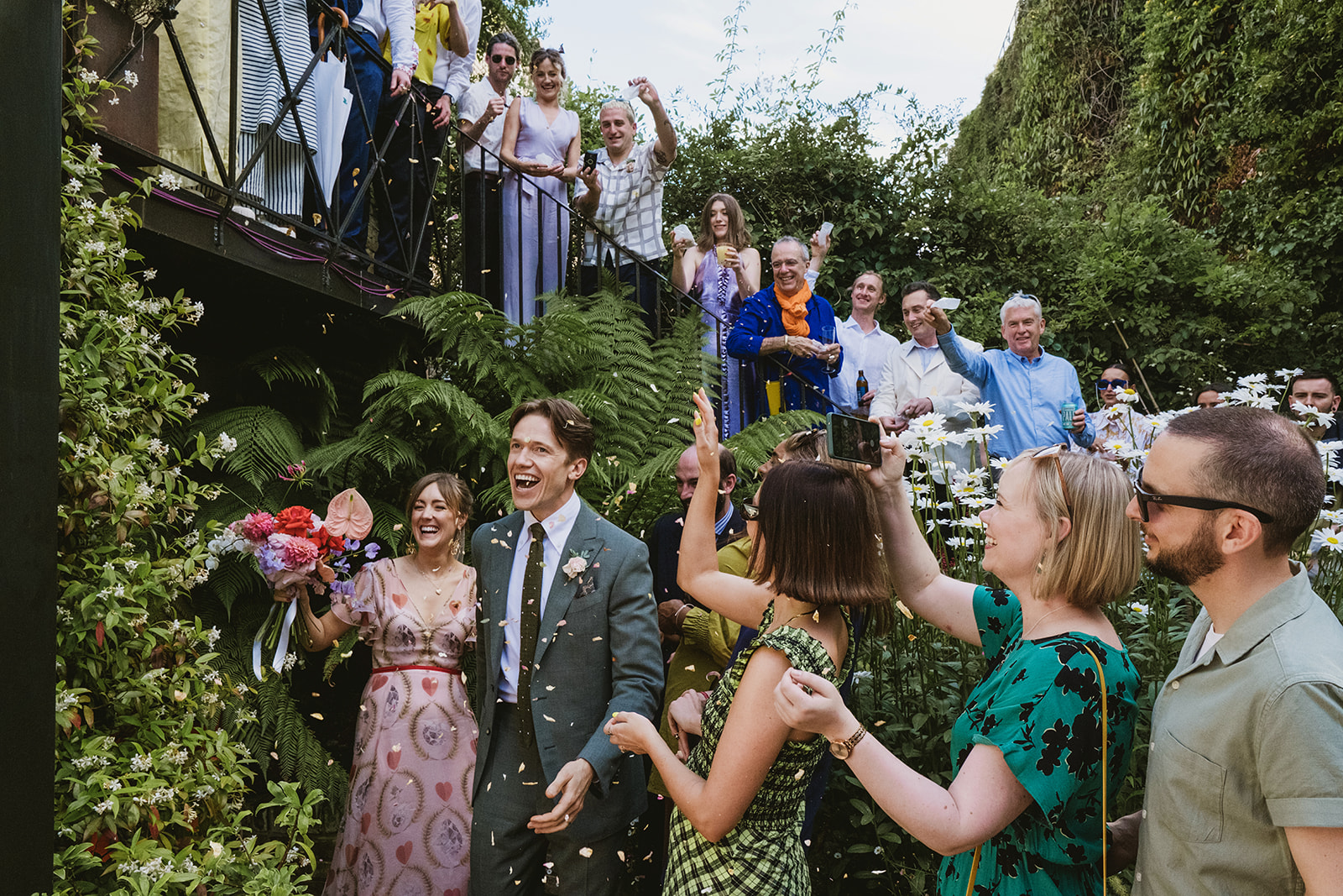 relaxed informal wedding in Clerkenwell with London documentary photographers York Place Studios