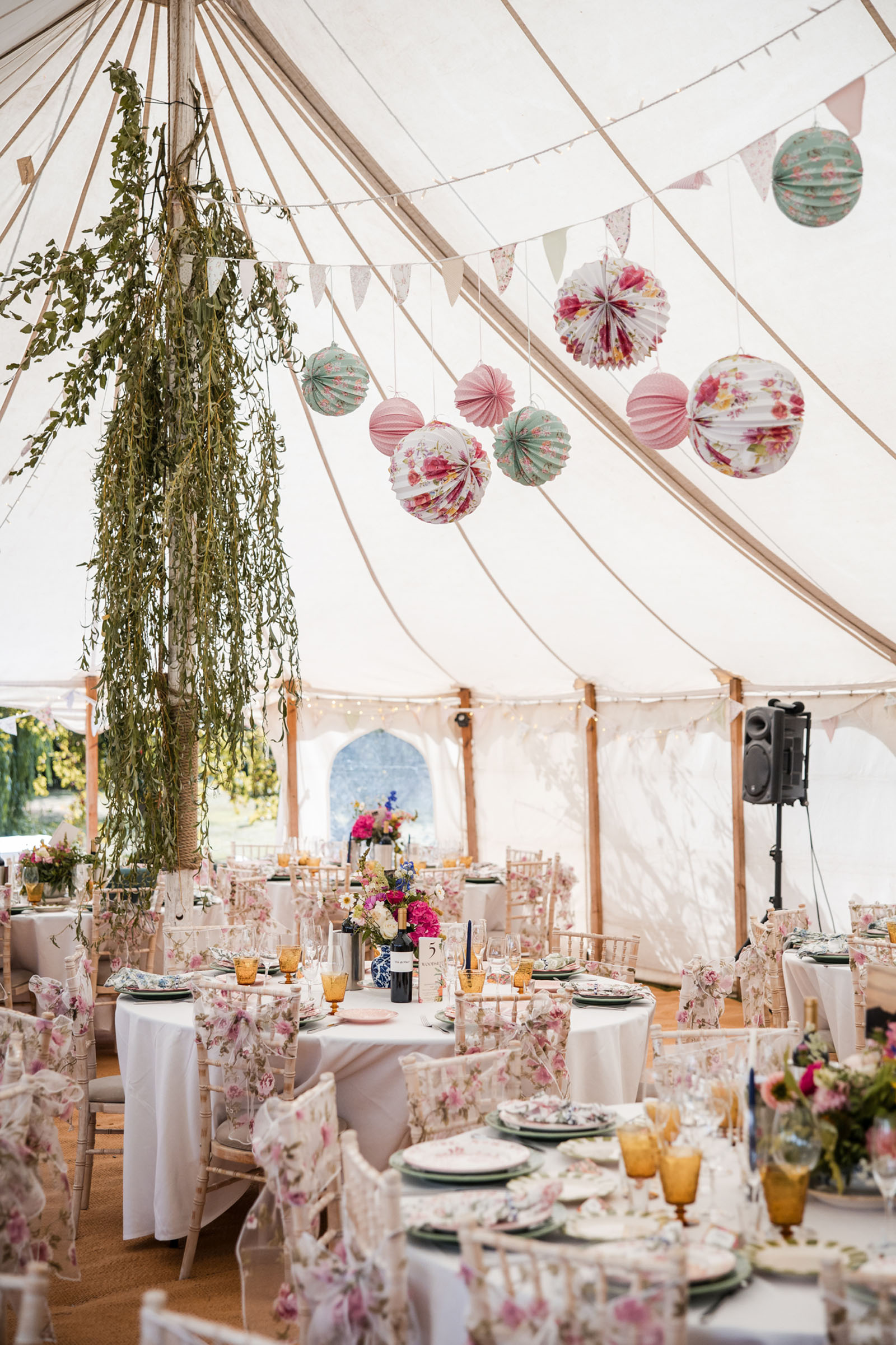 garden marquee wedding in Wiltshire with Greg Shingler Photography