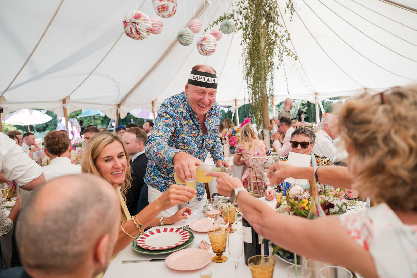 garden marquee wedding in Wiltshire with Greg Shingler Photography