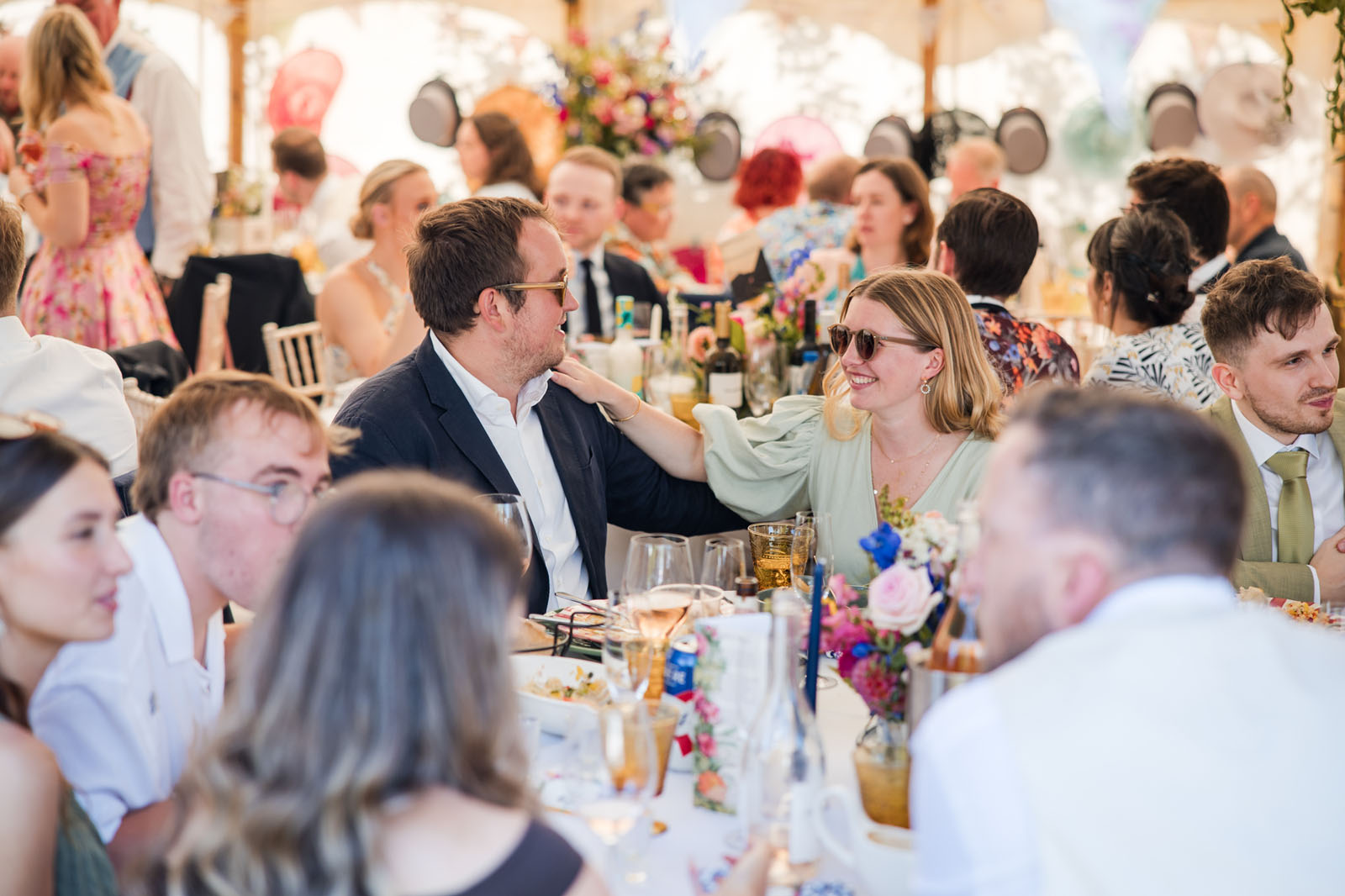 garden marquee wedding in Wiltshire with Greg Shingler Photography