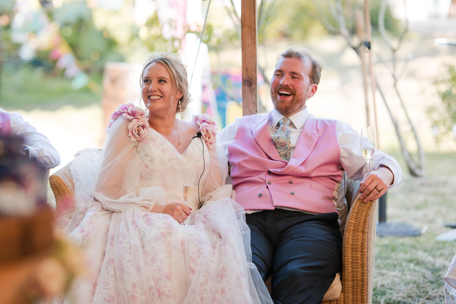 garden marquee wedding in Wiltshire with Greg Shingler Photography