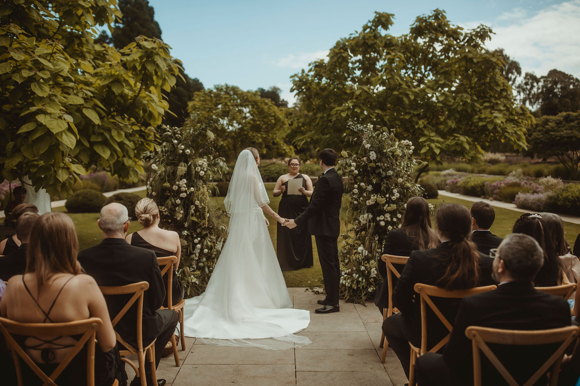 luxury Middleton Lodge wedding in Yorkshire with florals by Jemma Khan Studio and Christopher Western Photography