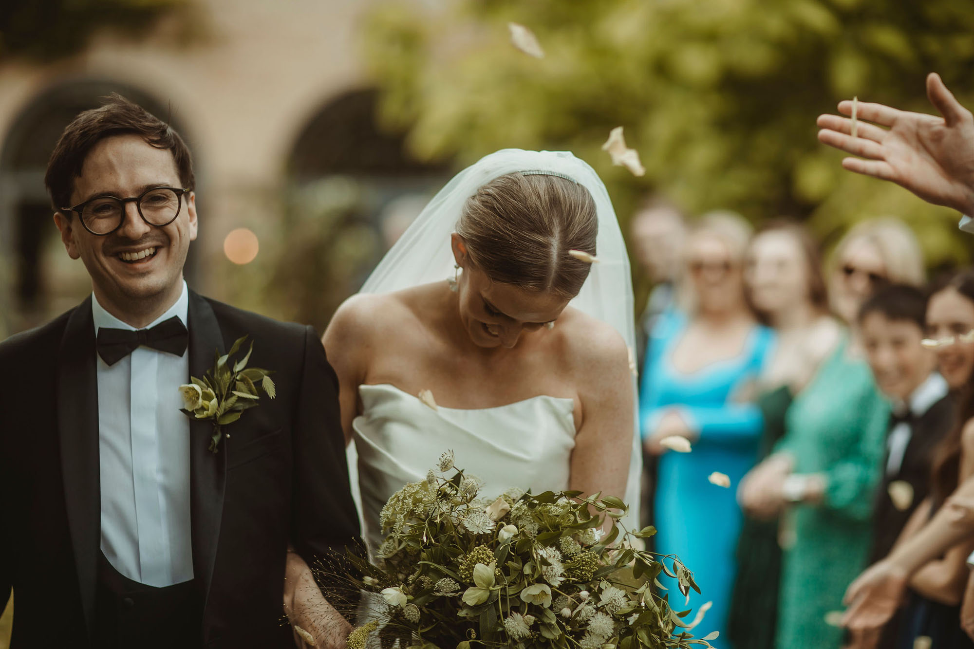 luxury Middleton Lodge wedding in Yorkshire with florals by Jemma Khan Studio and Christopher Western Photography