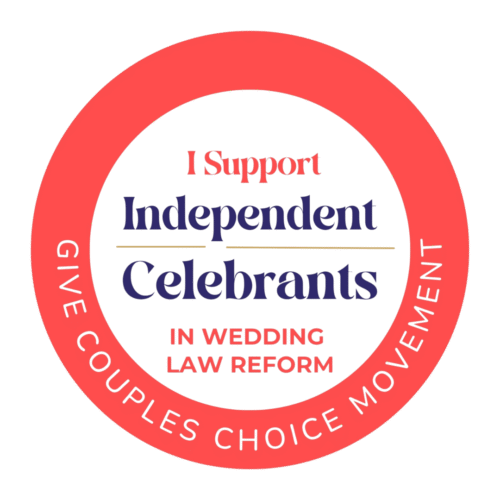 I support Independent Celebrants in UK wedding law reform 2026