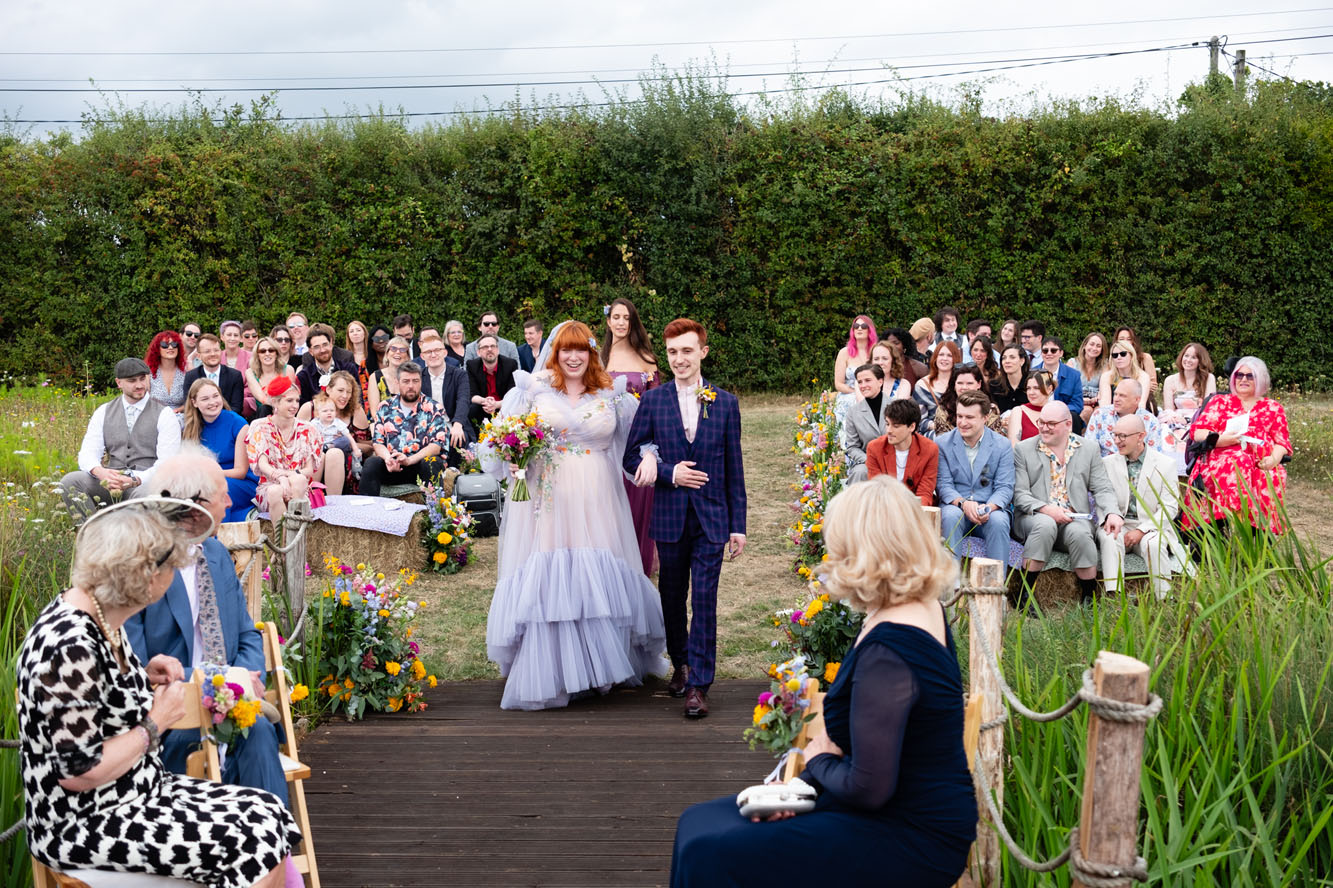 Real wedding at Kent Meadow House Farm with Max Milne Weddings photographer