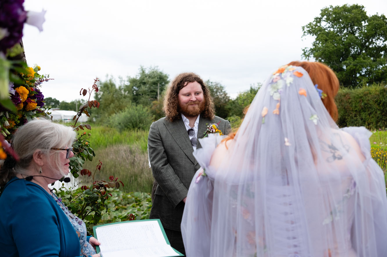 Real wedding at Kent Meadow House Farm with Max Milne Weddings photographer