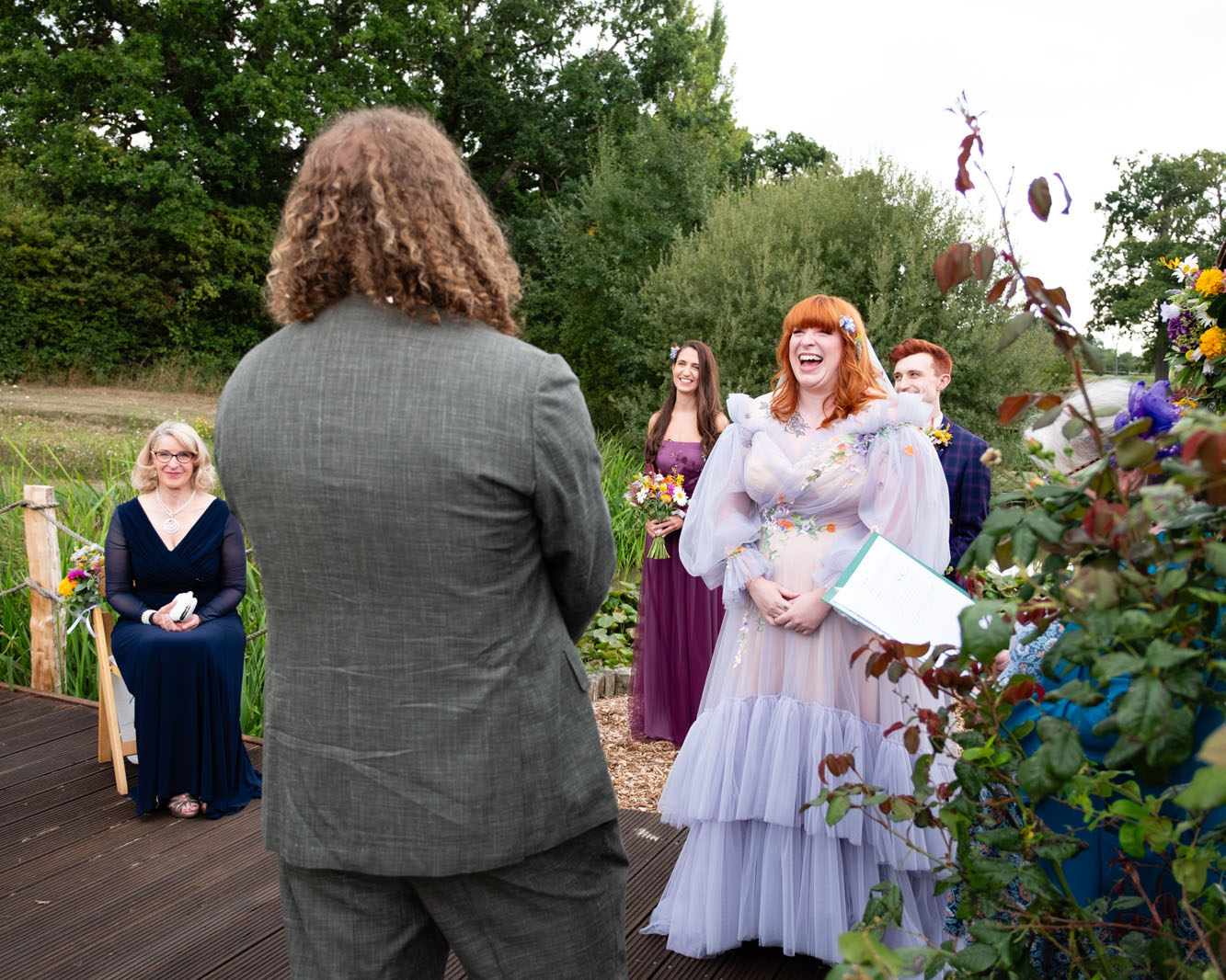 Real wedding at Kent Meadow House Farm with Max Milne Weddings photographer