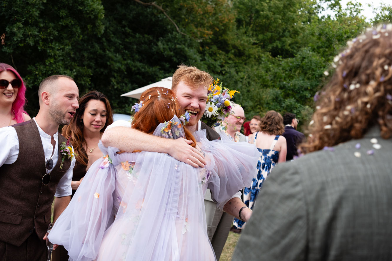 Real wedding at Kent Meadow House Farm with Max Milne Weddings photographer