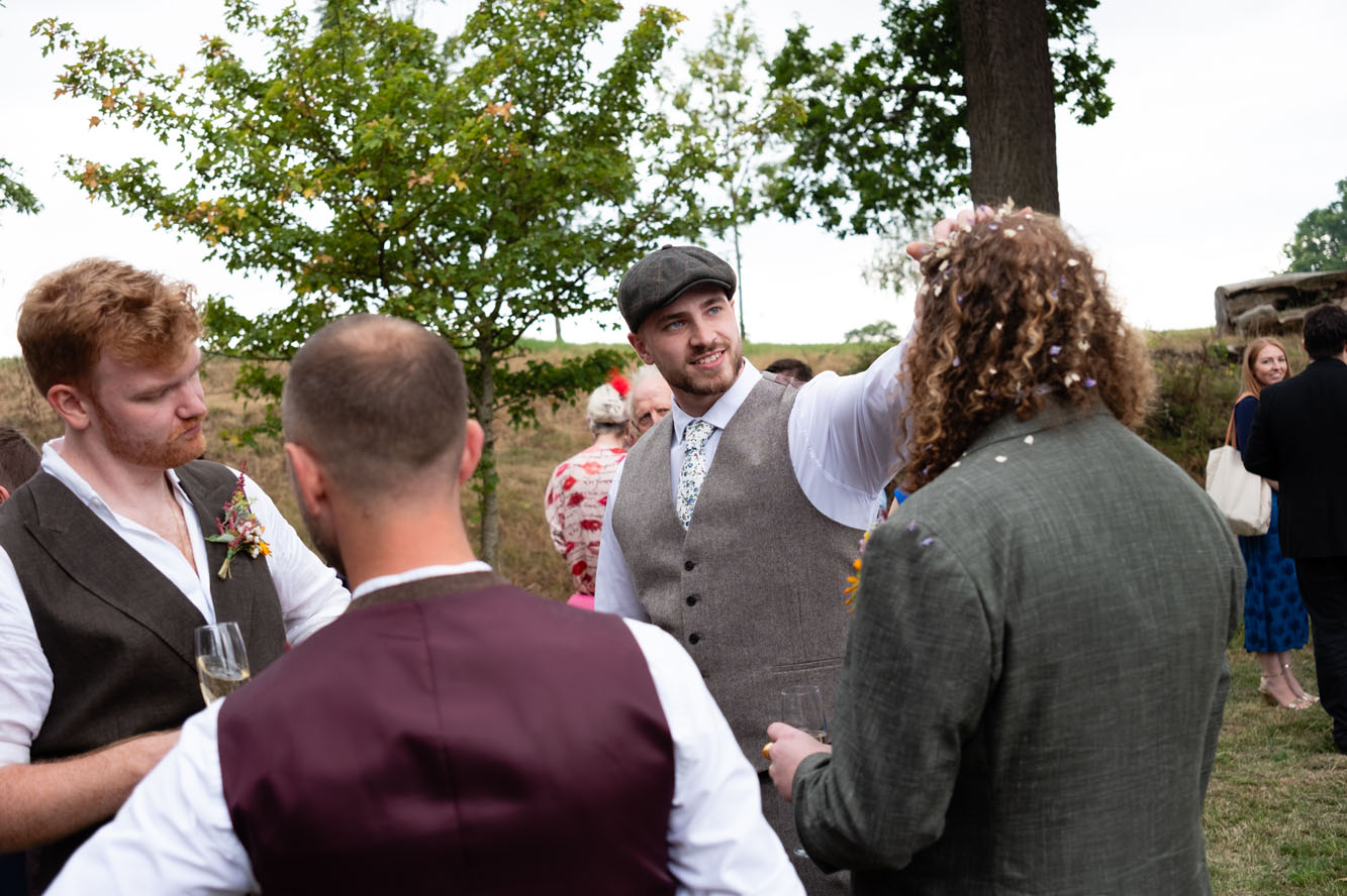 Real wedding at Kent Meadow House Farm with Max Milne Weddings photographer