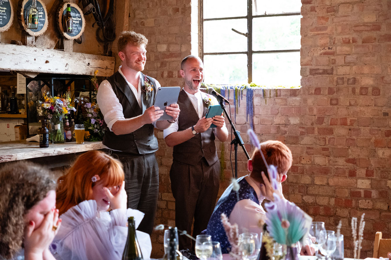 Real wedding at Kent Meadow House Farm with Max Milne Weddings photographer