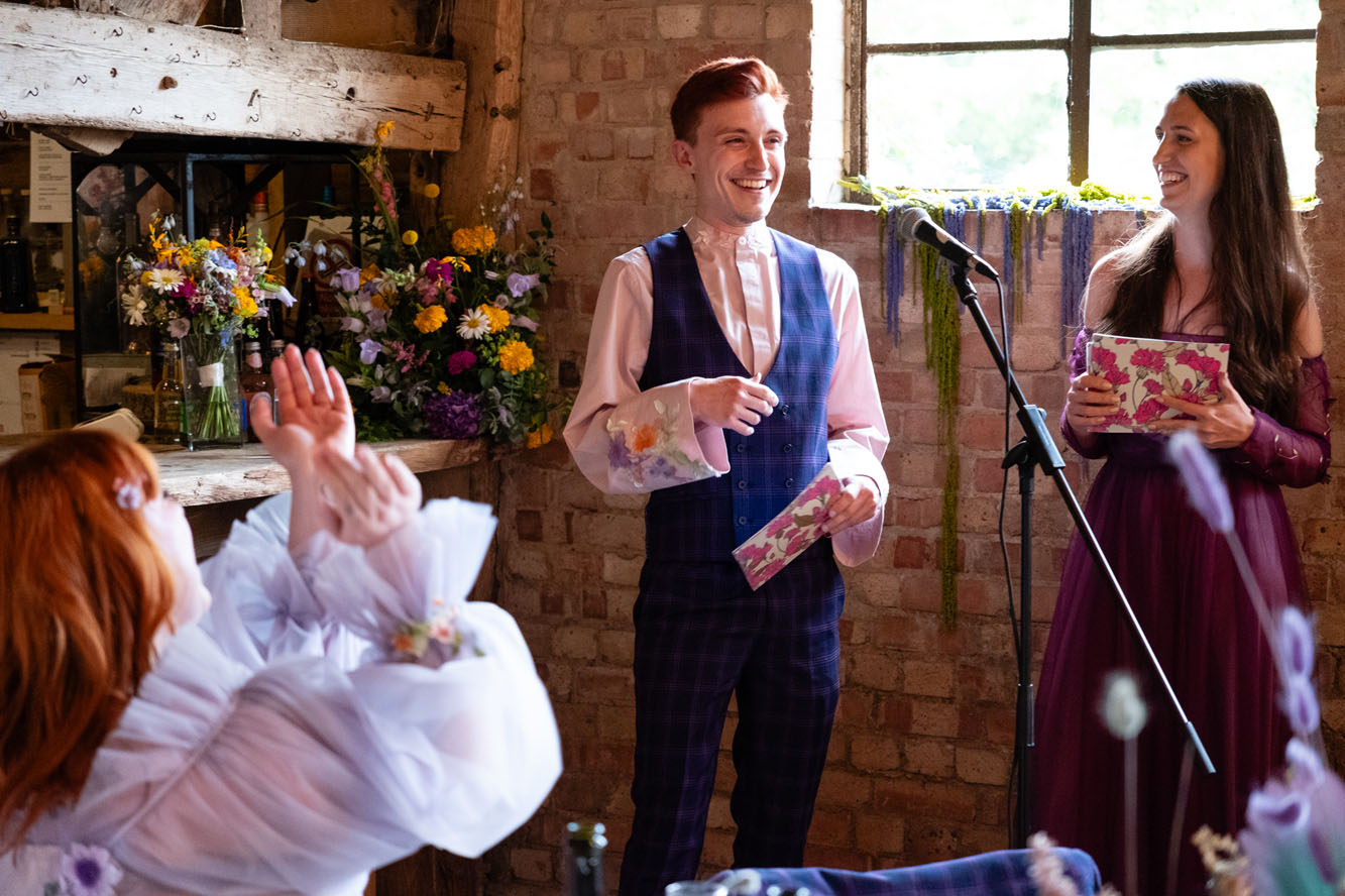 Real wedding at Kent Meadow House Farm with Max Milne Weddings photographer