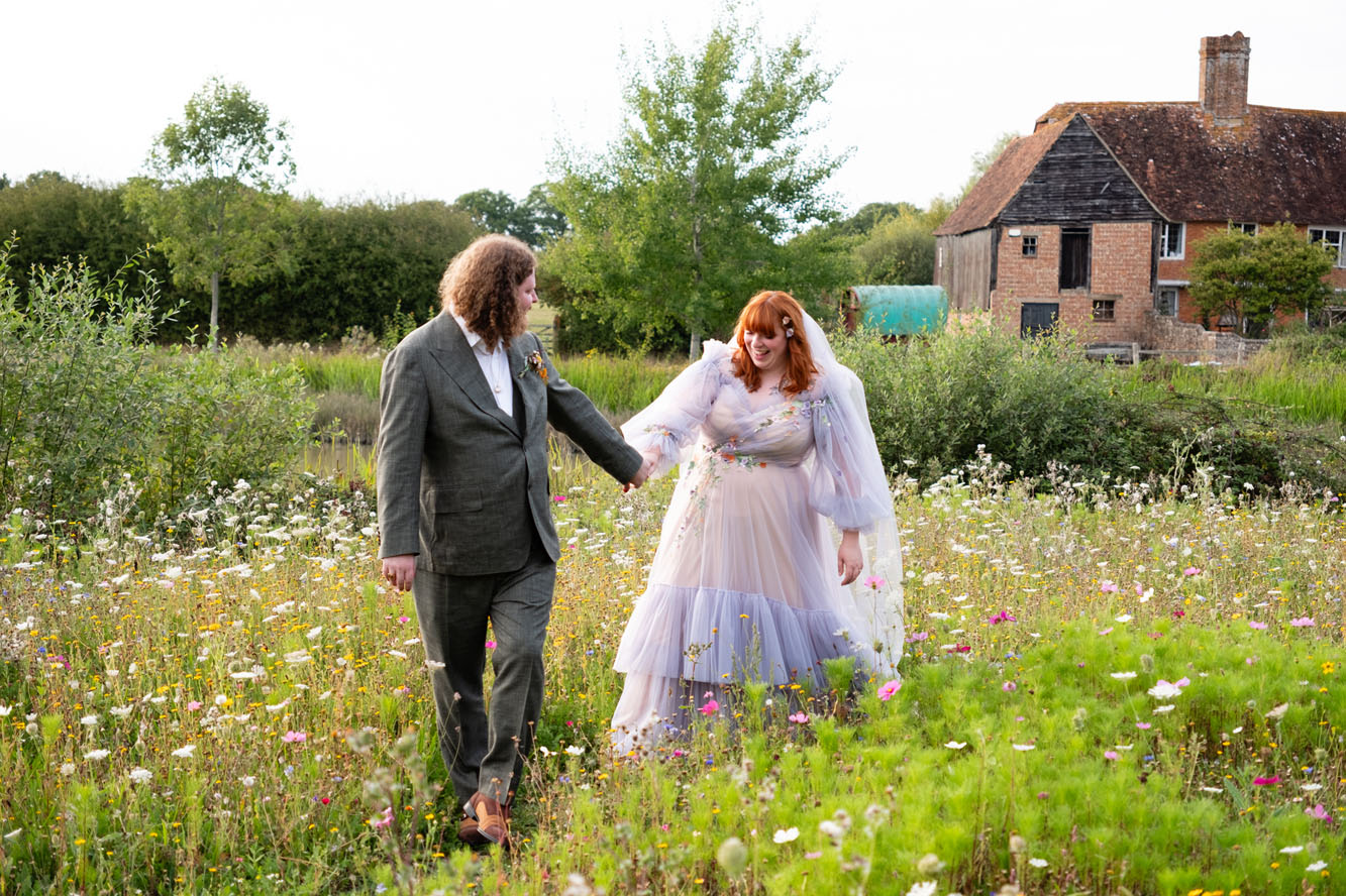 Real wedding at Kent Meadow House Farm with Max Milne Weddings photographer