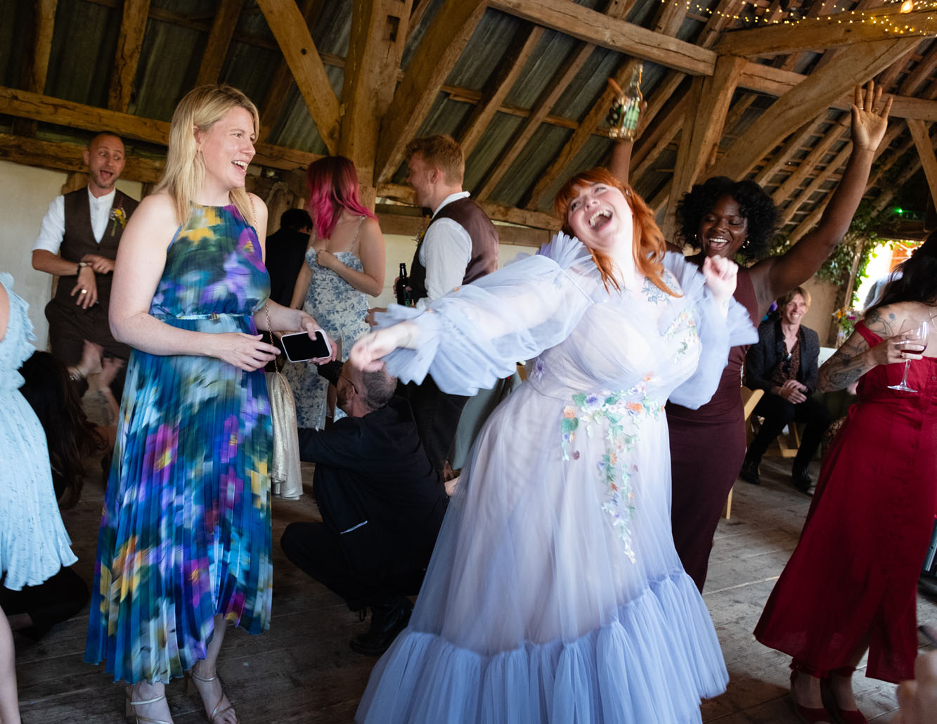 Real wedding at Kent Meadow House Farm with Max Milne Weddings photographer