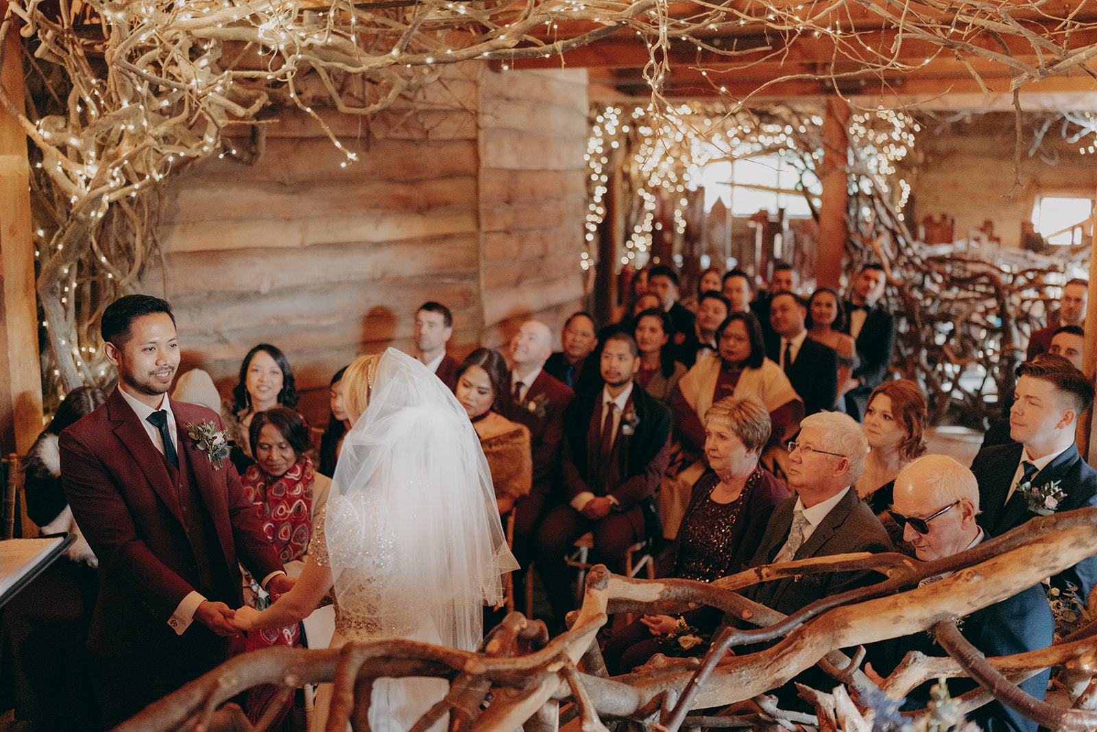 Alnwick treehouse wedding photos North Yorkshire wedding photographer