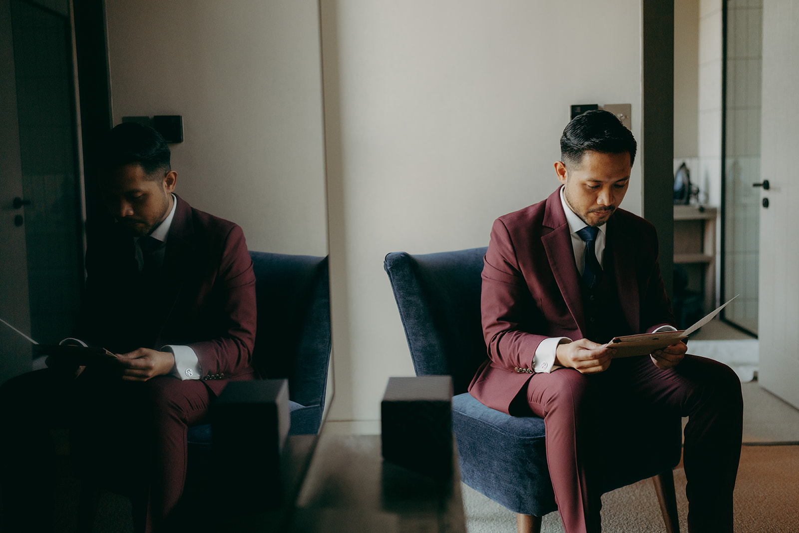 Wedding photography at Alnwick treehouse North Yorkshire wedding photographer