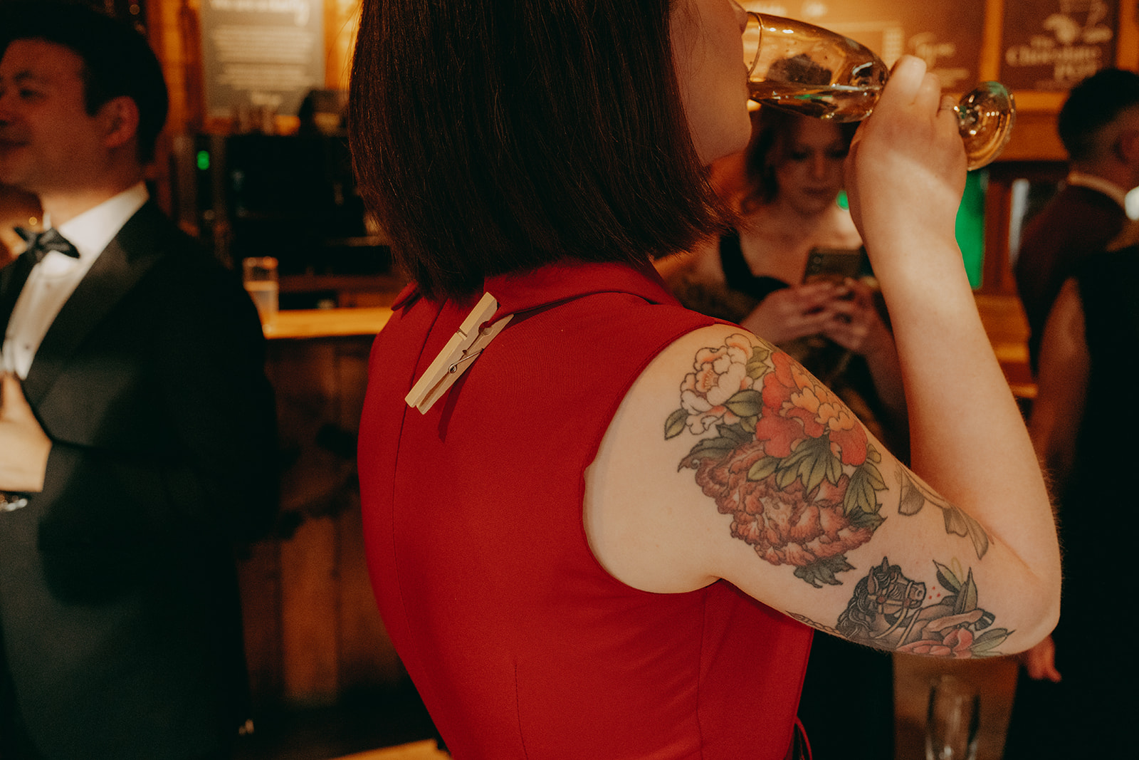 North Yorkshire wedding photographer Alnwick treehouse wedding example