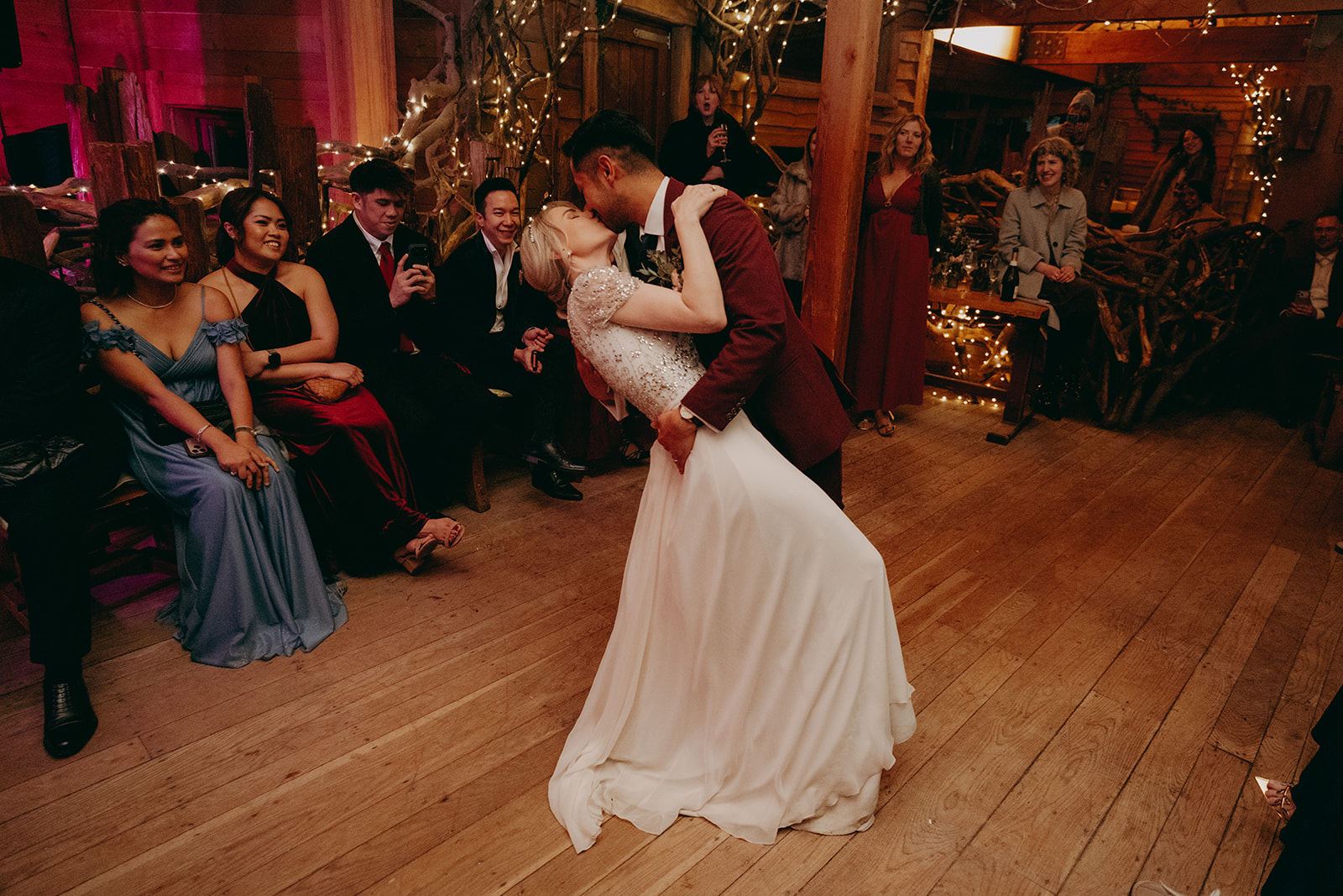 North Yorkshire wedding photographer Alnwick treehouse wedding final image