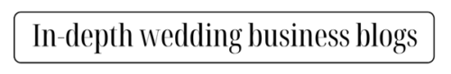 Wedding business advice blog posts button